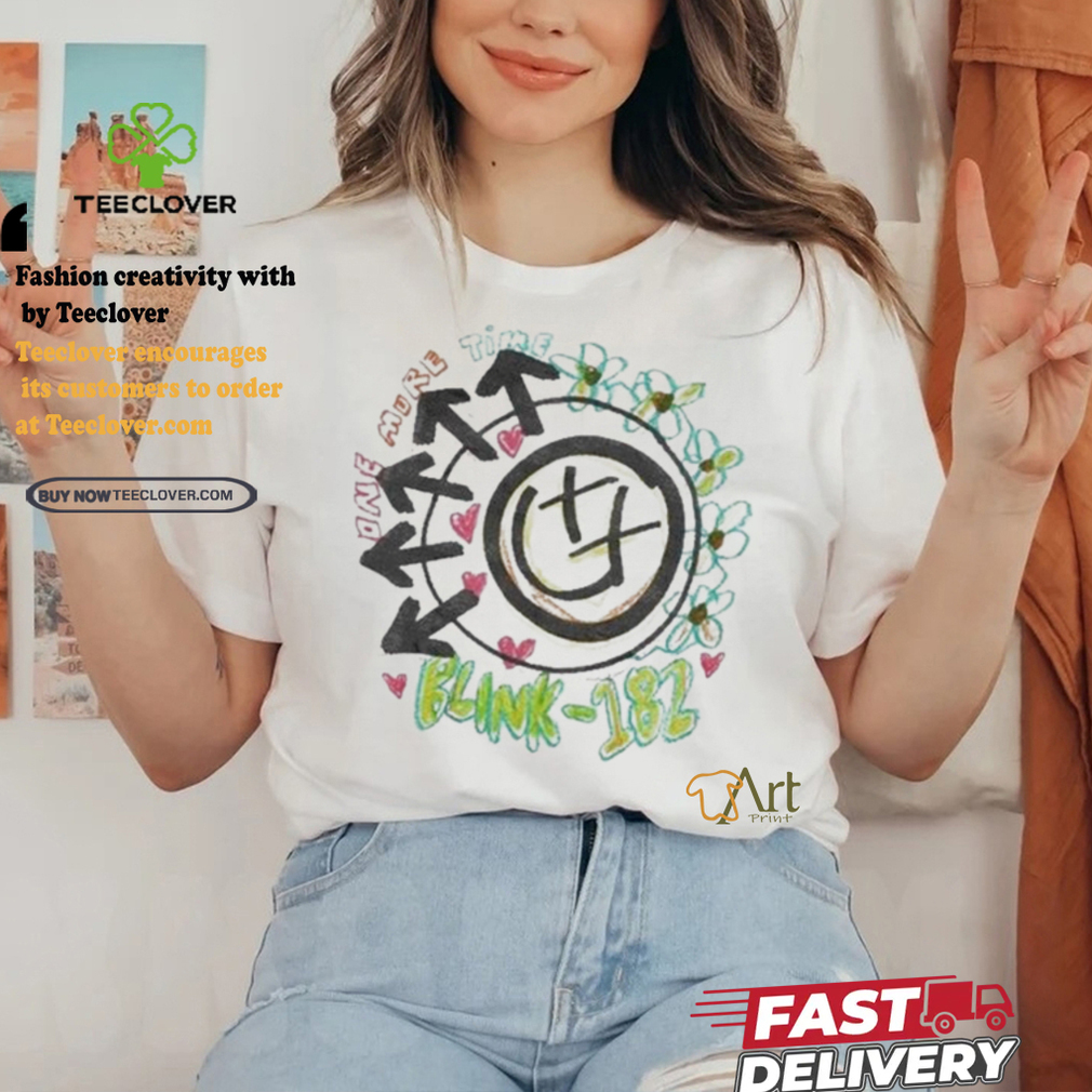 Official Blink 182 One More Time Smiley Stretch T Shirt Official Blink 182 One More Time Smiley Stretch T Shirt
