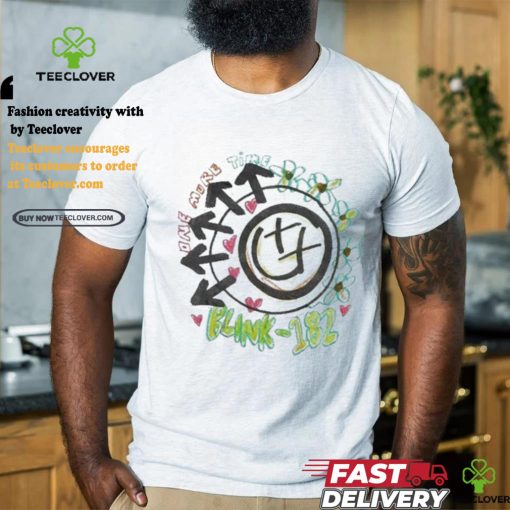 Official Blink 182 One More Time Smiley Stretch T Shirt
