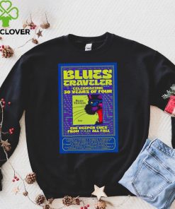 Official Blues Traveler Celeb 30 Years Of Four Tour 2024 Poster Shirt