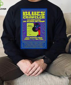 Official Blues Traveler Celeb 30 Years Of Four Tour 2024 Poster Shirt