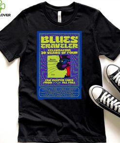 Official Blues Traveler Celeb 30 Years Of Four Tour 2024 Poster Shirt