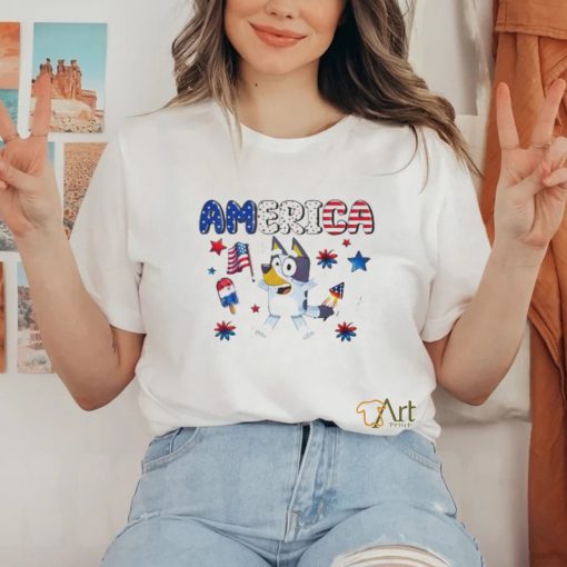 Official Bluey America 4th Of July 2024 Shirt