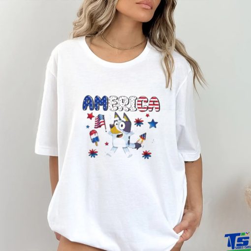 Official Bluey America 4th Of July 2024 Shirt