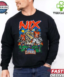 Official Bo Nix Denver Broncos NFL Planet Euphoria Art t shirt