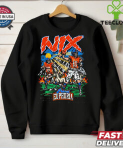 Official Bo Nix Denver Broncos NFL Planet Euphoria Art t shirt