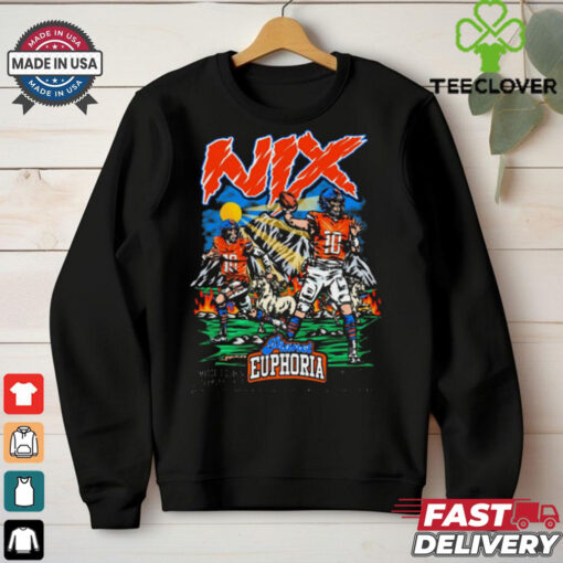 Official Bo Nix Denver Broncos NFL Planet Euphoria Art t shirt
