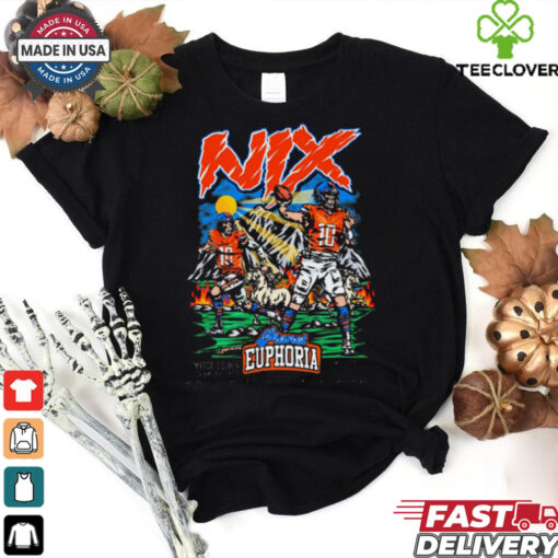Official Bo Nix Denver Broncos NFL Planet Euphoria Art t shirt