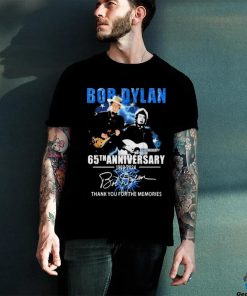 Official Bob Dylan 65th Anniversary 1959 2024 Thank You For The Memories Signature shirt