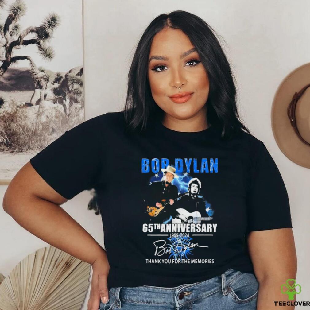 Official Bob Dylan 65th Anniversary 1959 2024 Thank You For The Memories Signature shirt Official Bob Dylan 65th Anniversary 1959 2024 Thank You For The Memories Signature shirt