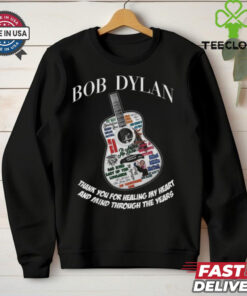 Official Bob Dylan Thank You For Healing My Heart And Mind Through The Years T Shirts