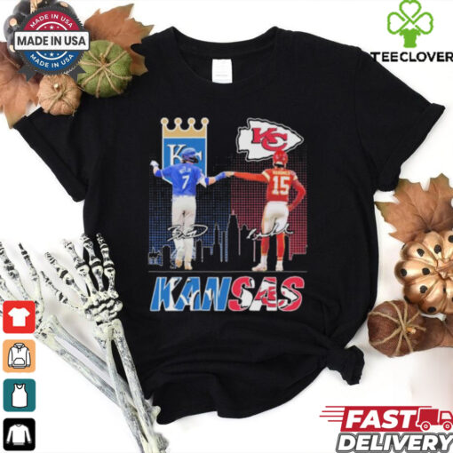 Official Bobby Witt Jr X Patrick Mahomes Kansas 2024 T hoodie, sweater, longsleeve, shirt v-neck, t-shirt