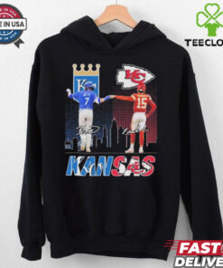 Official Bobby Witt Jr X Patrick Mahomes Kansas 2024 T hoodie, sweater, longsleeve, shirt v-neck, t-shirt