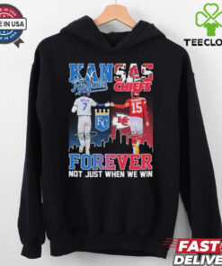 Official Bobby Witt Jr X Patrick Mahomes Kansas City Forever Not Just When We Win Shirt