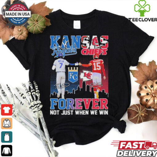 Official Bobby Witt Jr X Patrick Mahomes Kansas City Forever Not Just When We Win Shirt