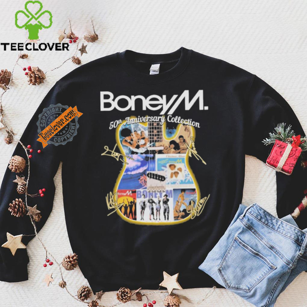 Official Boney M 50th Anniversary Collection Signatures shirt Official Boney M 50th Anniversary Collection Signatures shirt