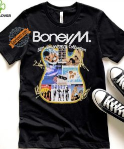 Official Boney M 50th Anniversary Collection Signatures shirt