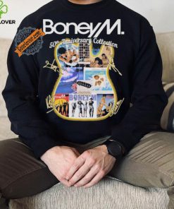 Official Boney M 50th Anniversary Collection Signatures shirt