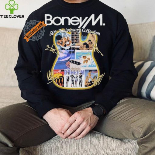 Official Boney M 50th Anniversary Collection Signatures shirt