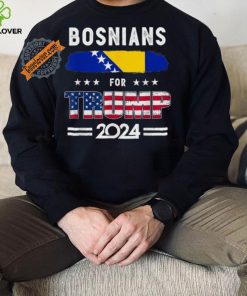 Official Bosnians for Trump 2024 bosnia and herzegovina flag T shirt 2 Official Bosnians for Trump 2024 bosnia and herzegovina flag T shirt
