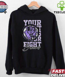 Official Boston Bruins Hockey Fights Cancer Your Fight is Our Fight Shirt