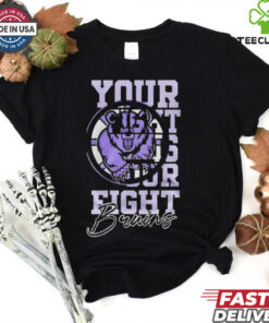 Official Boston Bruins Hockey Fights Cancer Your Fight is Our Fight Shirt