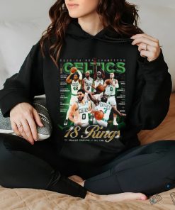 Official Boston Celtics 2023 24 NBA Champions 18 Rings The Greatest Franchise of All Time Poster Shirt