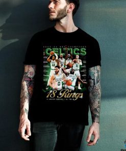 Official Boston Celtics 2023 24 NBA Champions 18 Rings The Greatest Franchise of All Time Poster Shirt