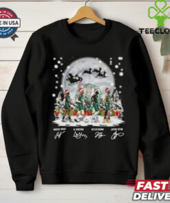 Official Boston Celtics Abbey Road 2024 Merry Christmas Signatures 2024 Shirt