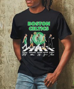 Official Boston Celtics Abbey road 2023 Signatures hoodie, sweater, longsleeve, shirt v-neck, t-shirt