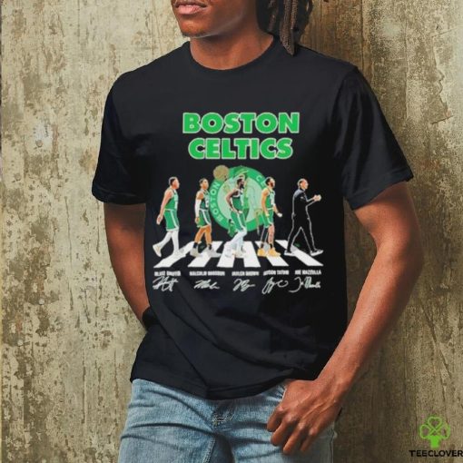 Official Boston Celtics Abbey road 2023 Signatures hoodie, sweater, longsleeve, shirt v-neck, t-shirt