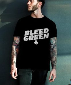 Official Boston Celtics Basketball Bleed Green Shirt