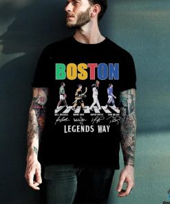 Official Boston Celtics Bill Russell Bruins Bobby Orr Red Sox Ortiz Patriots Tom Brady T Shirt