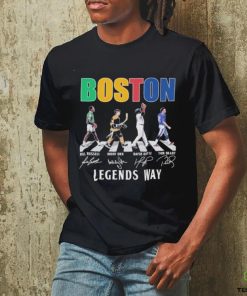 Official Boston Celtics Bill Russell Bruins Bobby Orr Red Sox Ortiz Patriots Tom Brady T Shirt
