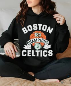 Official Boston Celtics Homage 18 time Nba Finals Champions Shirt