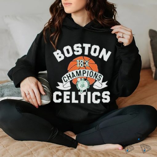 Official Boston Celtics Homage 18 time Nba Finals Champions Shirt