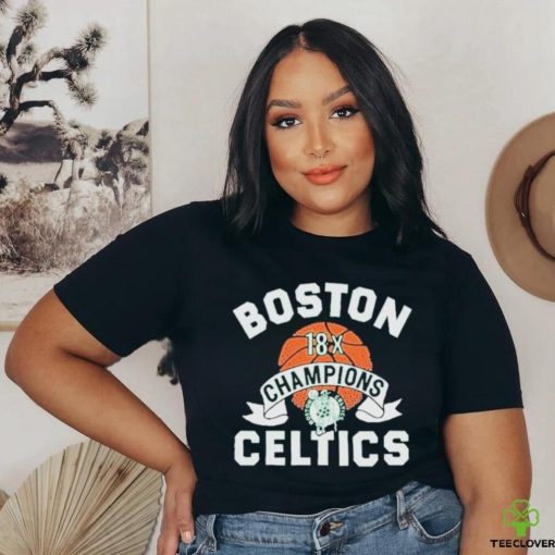 Official Boston Celtics Homage 18 time Nba Finals Champions Shirt
