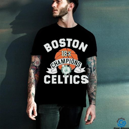 Official Boston Celtics Homage 18 time Nba Finals Champions Shirt