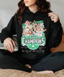 Official Boston Celtics Team Portrait Eastern Conference Basketball Champions 2024 Signatures shirt
