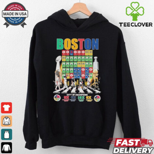 Official Boston City Of Champions Signature T Shirt