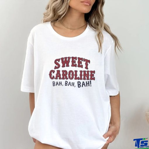 Official Boston Red Sox Sweet Caroline Baseball Arch T Shirt