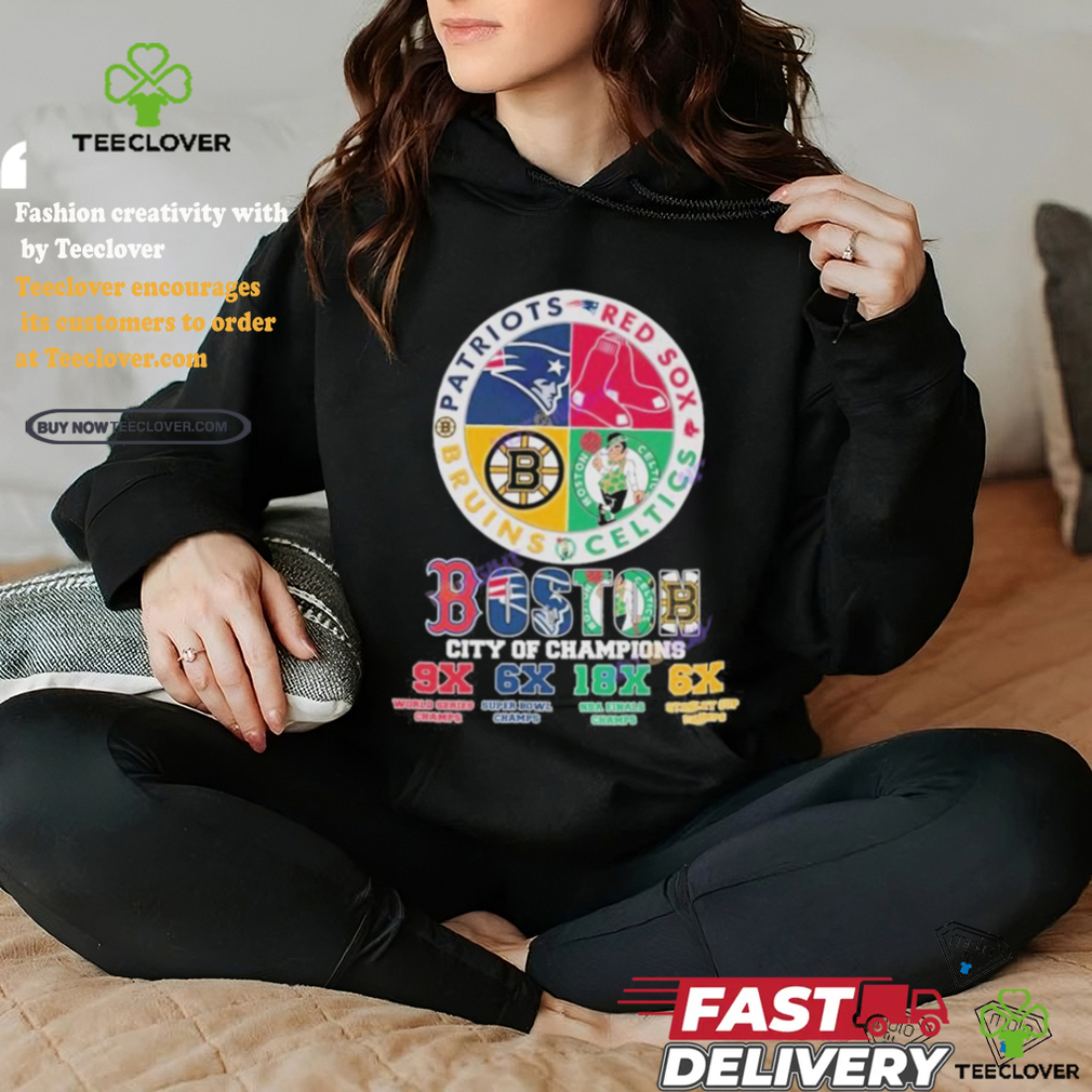 Official Boston Red Sox – Boston Celtics – New England Patriots – Boston Bruins Boston City Of Champions Unisex T Shirt Official Boston Red Sox – Boston Celtics – New England Patriots – Boston Bruins Boston City Of Champions Unisex T Shirt