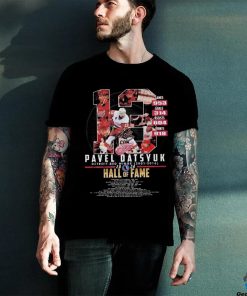 Official Boston Red Wings Pavel Datsyuk Hall Of Fame 2024 Signature Shirt