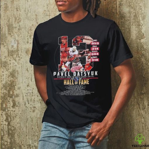 Official Boston Red Wings Pavel Datsyuk Hall Of Fame 2024 Signature Shirt