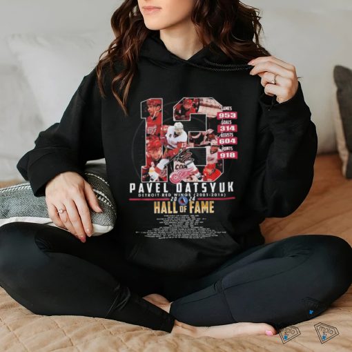 Official Boston Red Wings Pavel Datsyuk Hall Of Fame 2024 Signature Shirt