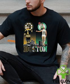 Official Boston Sports Teams Bobby Orr and Bill Walton Signatures shirt