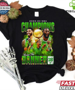 Official Boston's Victory 2023 24 Champions Edition Tee