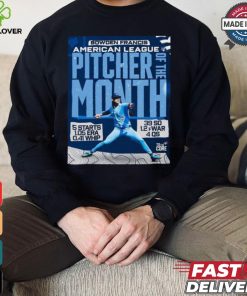 Official Bowden Francis Toronto Blue Jay AL Pitcher Of The Month 5 Starts 1.05 Era 0.41 Whip 39 So 1.2 fWar 4 Qs t shirt