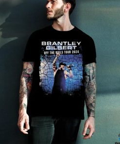 Official Brantley Gilbert Off The Rails Tour 2024 t shirt
