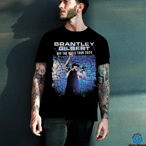 Official Brantley Gilbert Off The Rails Tour 2024 t shirt