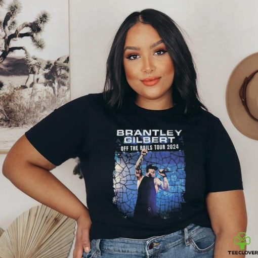 Official Brantley Gilbert Off The Rails Tour 2024 t shirt